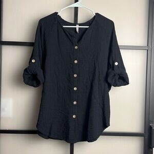 Last Tango Textured Button Down